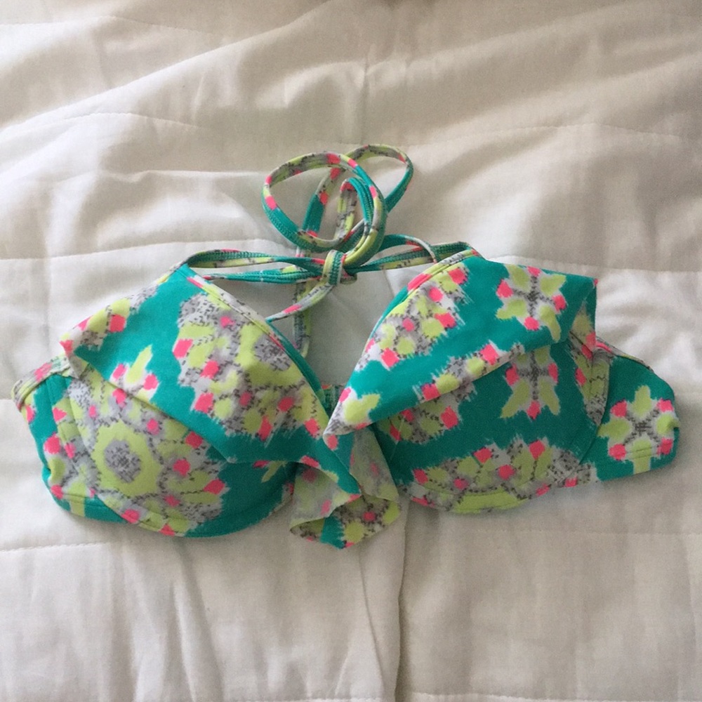 Patterned Bikini Top